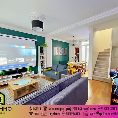 Maison 3Ch - Cinema - Game Room - Parking - Gare Amiens Exterior foto