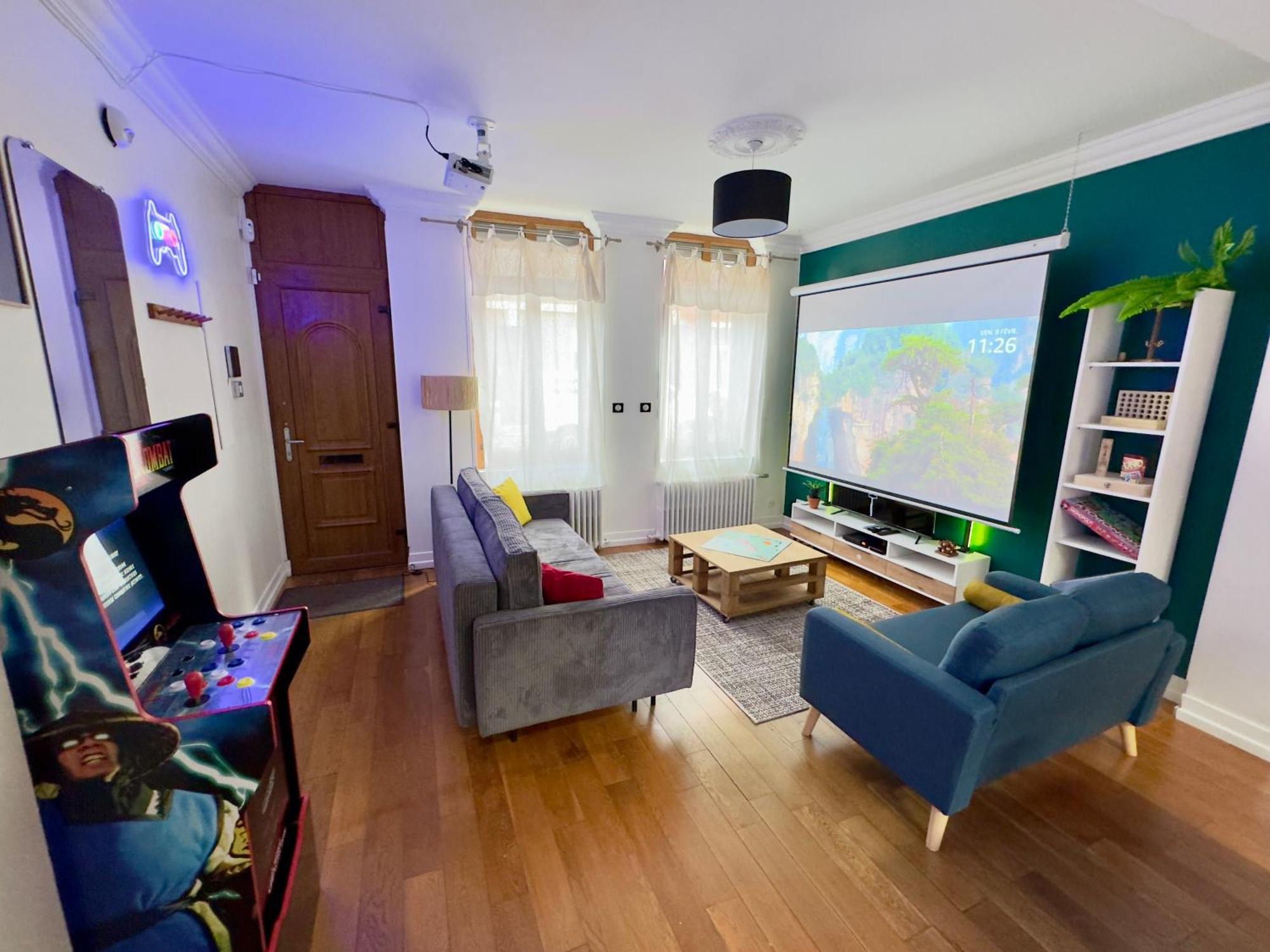 Maison 3Ch - Cinema - Game Room - Parking - Gare Amiens Exterior foto
